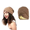 Woman Sleep Slouchy Silk Lined Beanie Hat