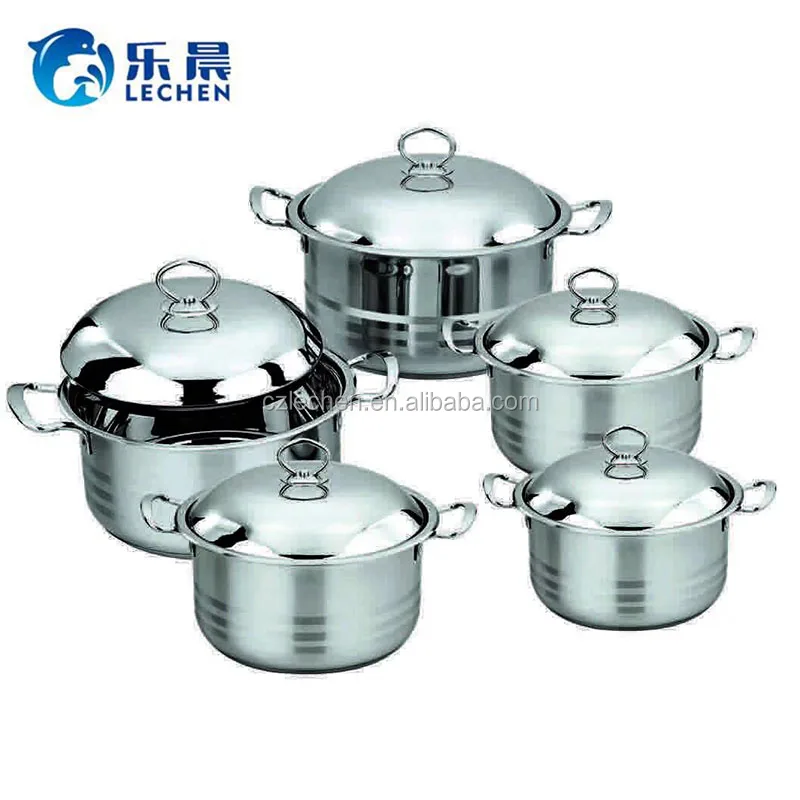 stainless steel cooking pot set