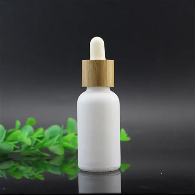 Bamboo Essential Oil Dropper Bottle New Design Perfume Glass Bottles