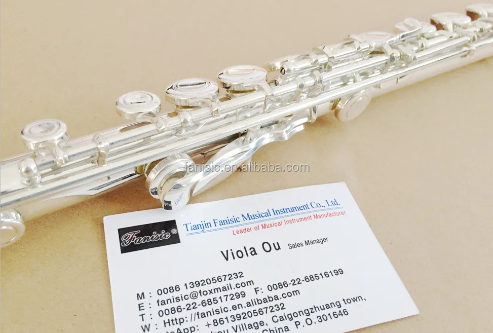 China Factory Outlets Silver Plated 16 Closed Flute