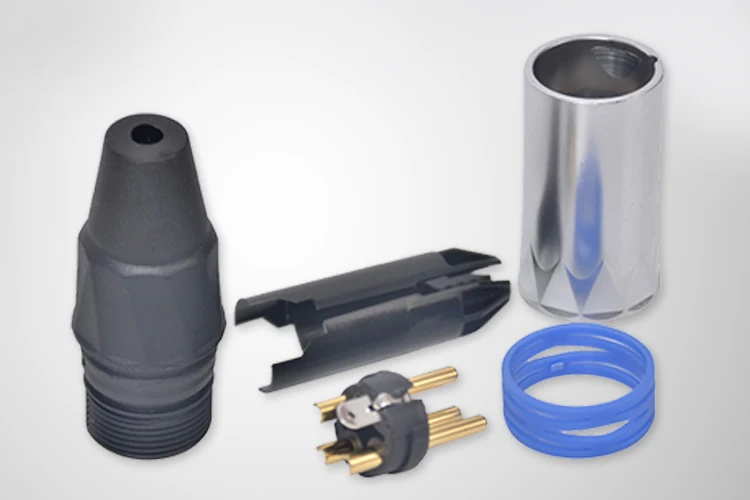 High Quality 3 Pin Male Waterproof Xlr Connector Xlr214g Buy