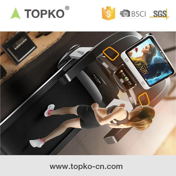 Topko Gym Equipment Led Walking Pad Machine Foldable Home Fitness Smart
