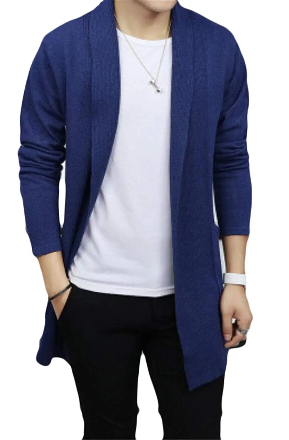 M/&S/&W Mens Casual Slim Fit Crewneck Knit Sweaters Casual Knitted Pullover