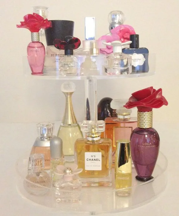 Highly Transparent Acrylic Perfume Organizer,Perfume Cosmetic Display