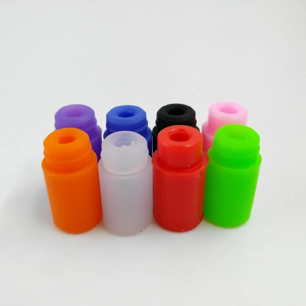 Disposable Silicone 510 Drip Tips Colored Ecig Rubber Mouthpiece Tip