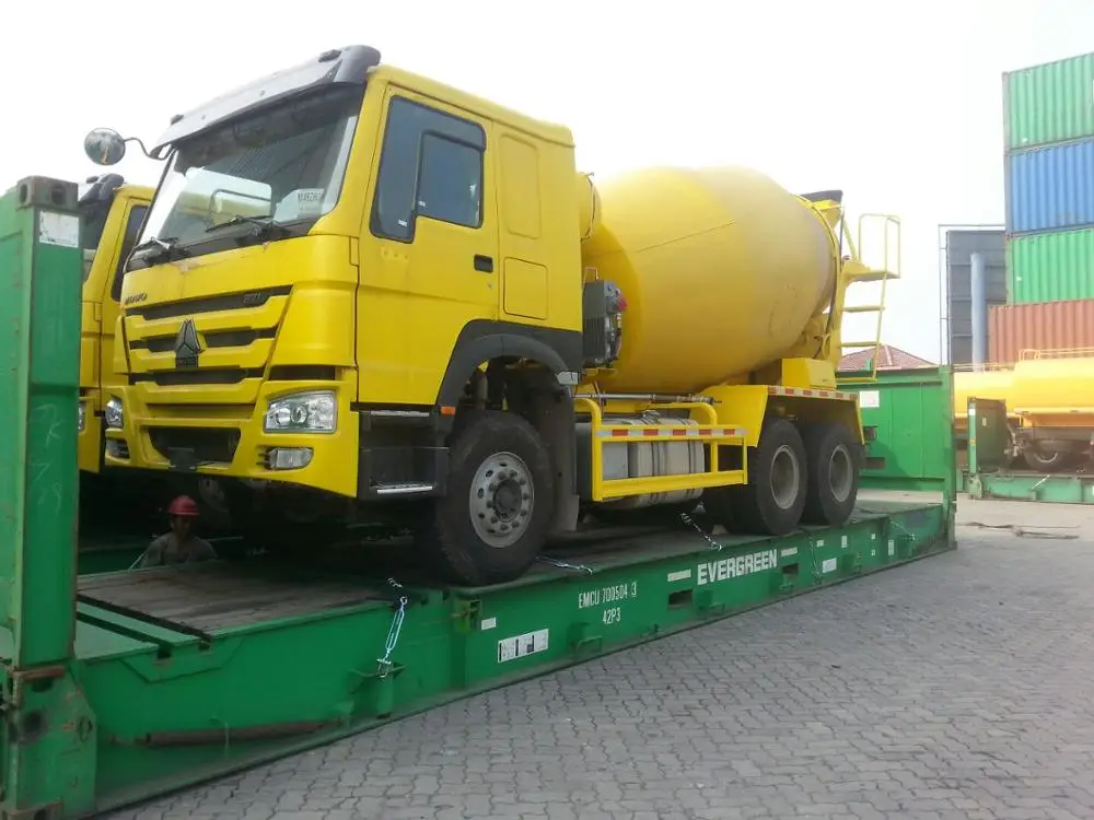 howo 6 cbm small mini self loading concrete mixer truck
