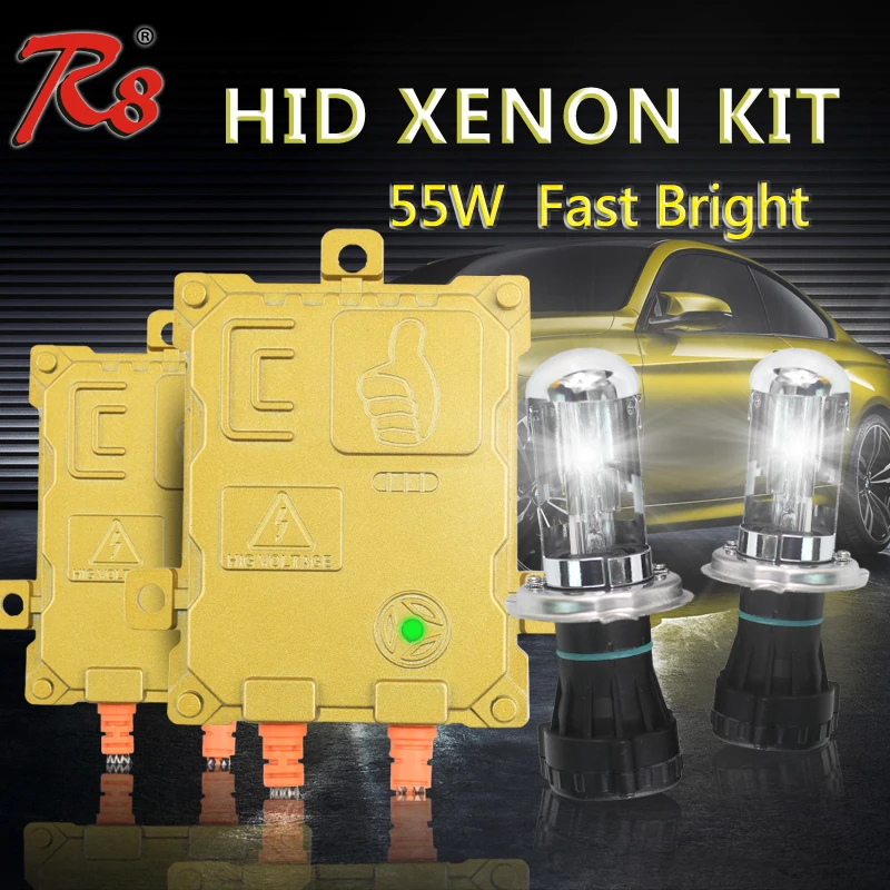 35w 55w Hid Lights Ac Fast Bright Universal Ballast Xenon Kit H4 Buy