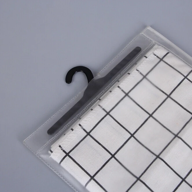 Snap Button Plastic Bag With Hanger Garment Pvc Bag Buy Snap Button