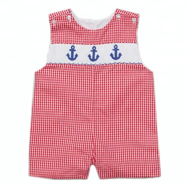 red gingham jumpsuit
