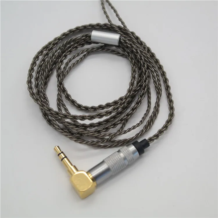 Mmcx Iem Silvered Mp3 Earphone Cable For Shure /sonny Westone Shure