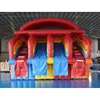 Popular Commercial Cheap Giant Inflatable Slides , Amusement Park Inflatable Slide for above ground steel frame pool