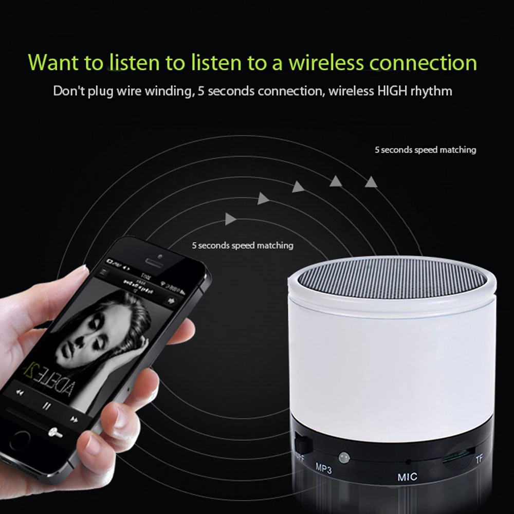 Bluetooth Receiver FM Radio Wireless Stereo Portable Bluetooth Speaker for mobile phone - ANKUX.COM