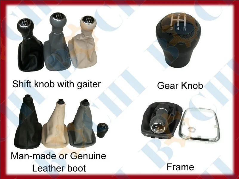 Car Shift Gear Knob With Leather And Boot For Vw Polo Buy Shift Knob