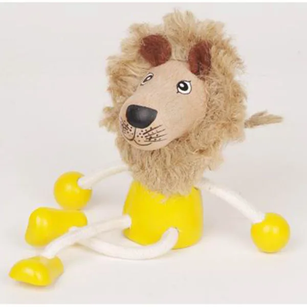 wooden lion toy