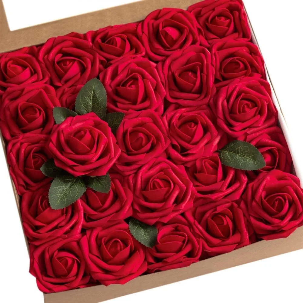 24k Gold Real Red Rose Flower,Love Gift For Valentines Birthday ...