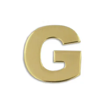 Gold Plated Alphabet Letter Set Bulk Brass Lapel Pins - Buy Gold Brass ...