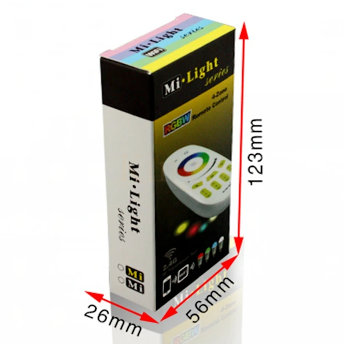 Mi Light 2.4G 4 Zone Wireless RF Remote Controller For Mi-Light RGBCW RGBWW Bulb lamp Full Touch Sensor Remote Controller