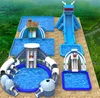 New style popular inflatable water slide park large inflatable water slide