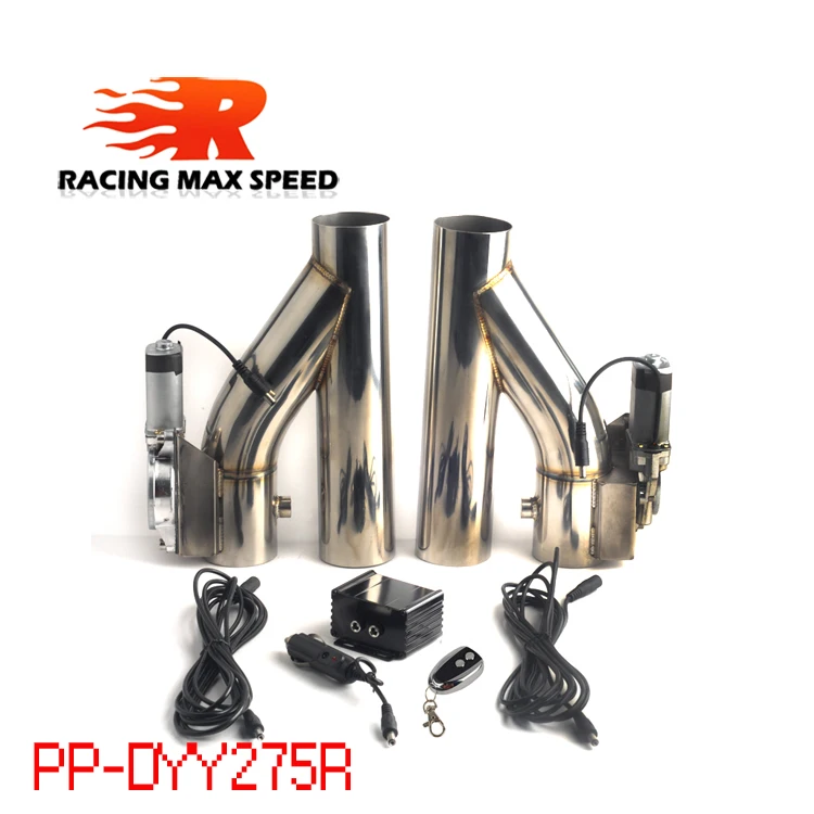 2.75 Inch Type Y Pipe 304 Stainless Steel Universal Double Exhaust