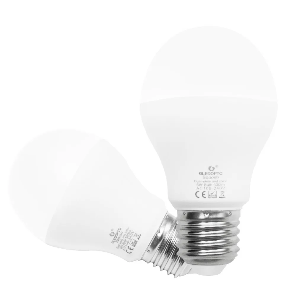 Gledopto RGB+CCT WiFi Smart lighting Bulb 6w 12w led bulb Controlled by zigbee light link - ANKUX.COM