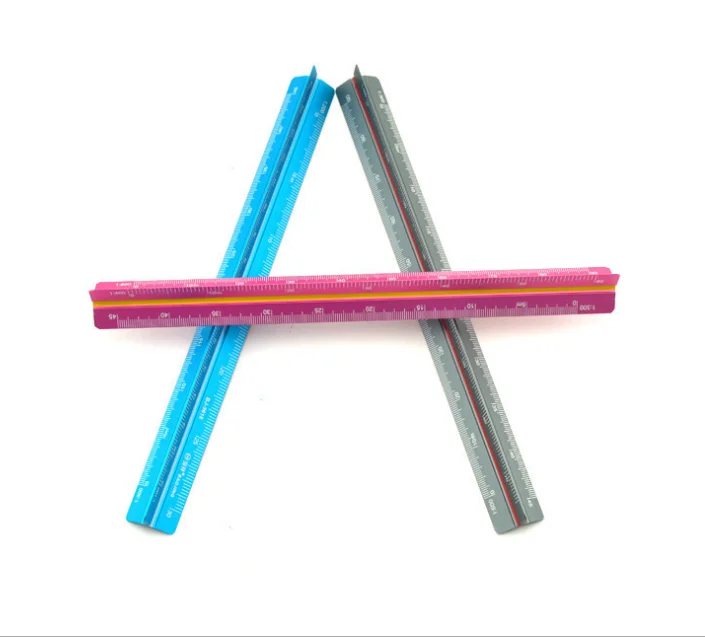 30 cm Aluminium échelle /& 12/" Acier Règle Ingénieurs Architectes Technique Dessin