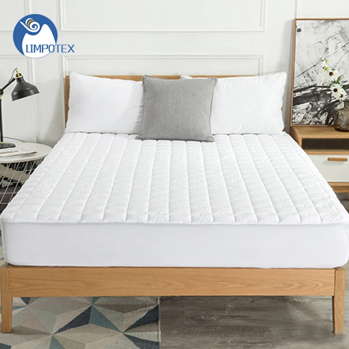 Quilted Bamboo Tencel Blend Fabric Waterproof Breathable Mattress Pad ...