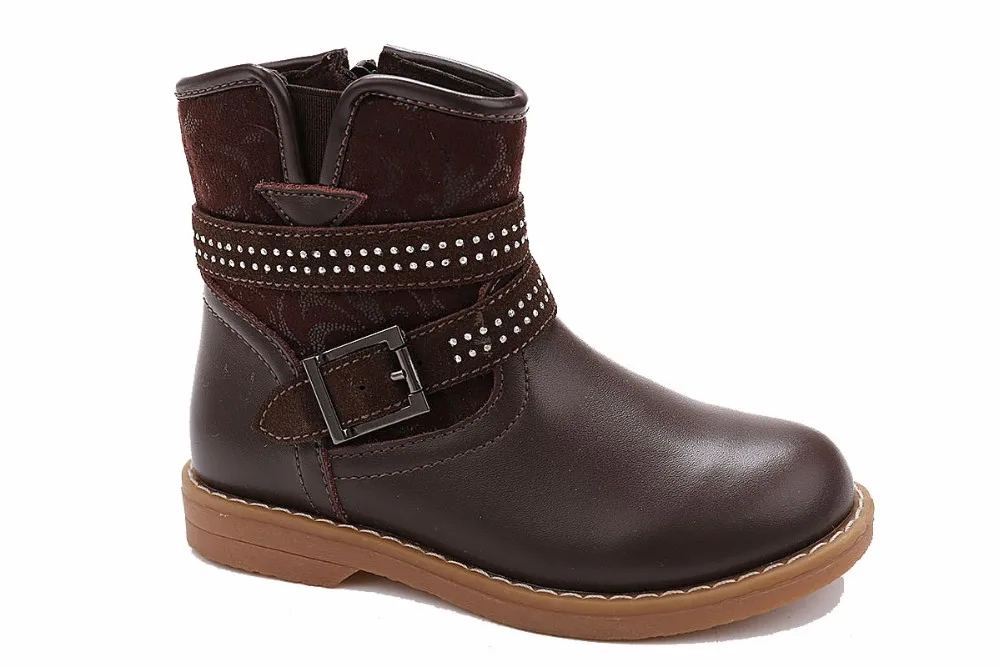 Child Kids Toddler Brown Riding Booties Boy Custom Off Road Ankle Boots