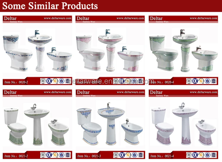 Purple Colored Twyford Toilet,Purple Design Combination Toilet Bidet