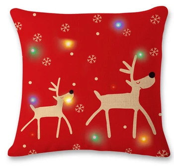 led christmas cushions