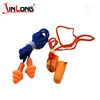 Best price PU /Silica gel earplug,noise proof earplug with strings