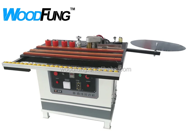 WF09 Wood PVC MDF Manual Curve Straight Line Edge Banding Machine