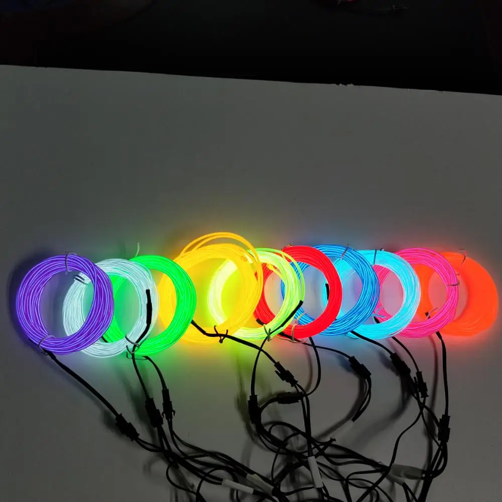 2.3mm Blue Green Flexible Neon String El Light Wire Buy Neon String