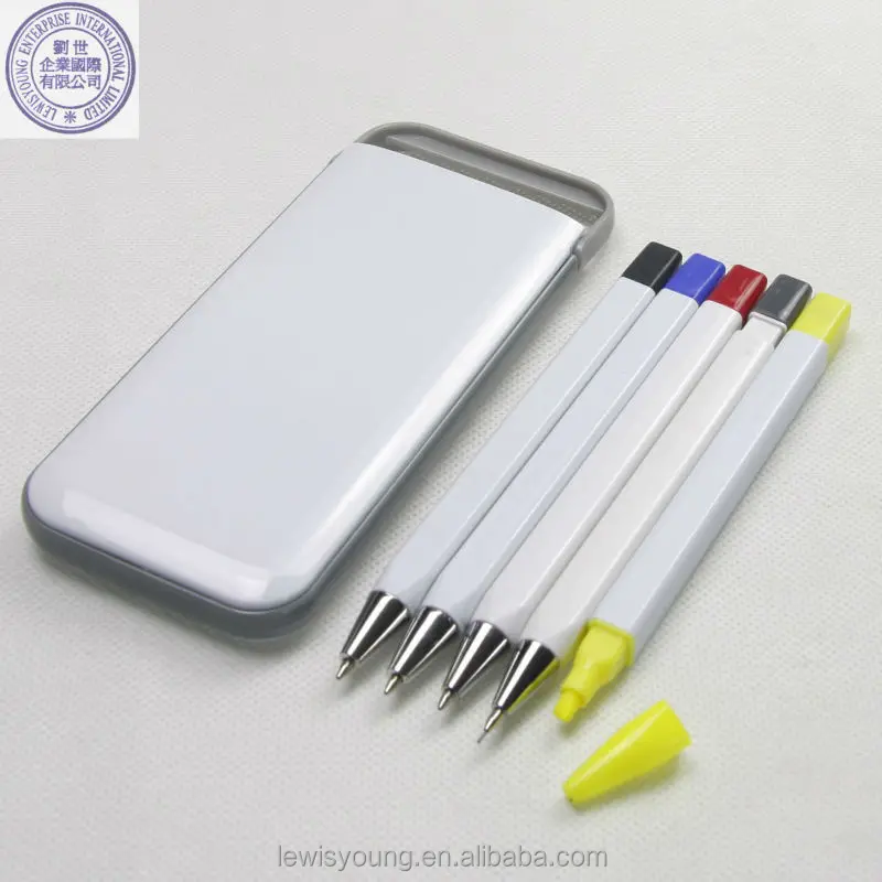 Multifunction Pen Ball Pen+automatic Lead+highlight Pen Set For Sale