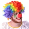 Halloween Ball Performance Supplies Props Fans Color Cheerleader Red Nose Explosion Wig