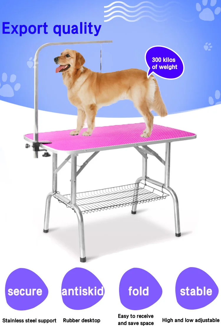 Multi Colors Factory Price Pet Care Foldable Dog Grooming Table