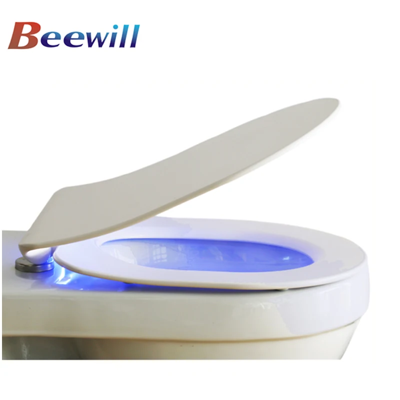Beewill Led Toilet Seat Glow In The Dark Soft Close Night Light Wc Seat