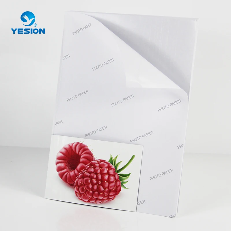 Yesion Inkjet 90150g Glossy Selfadhesive Tracing Photo Paper Sticker