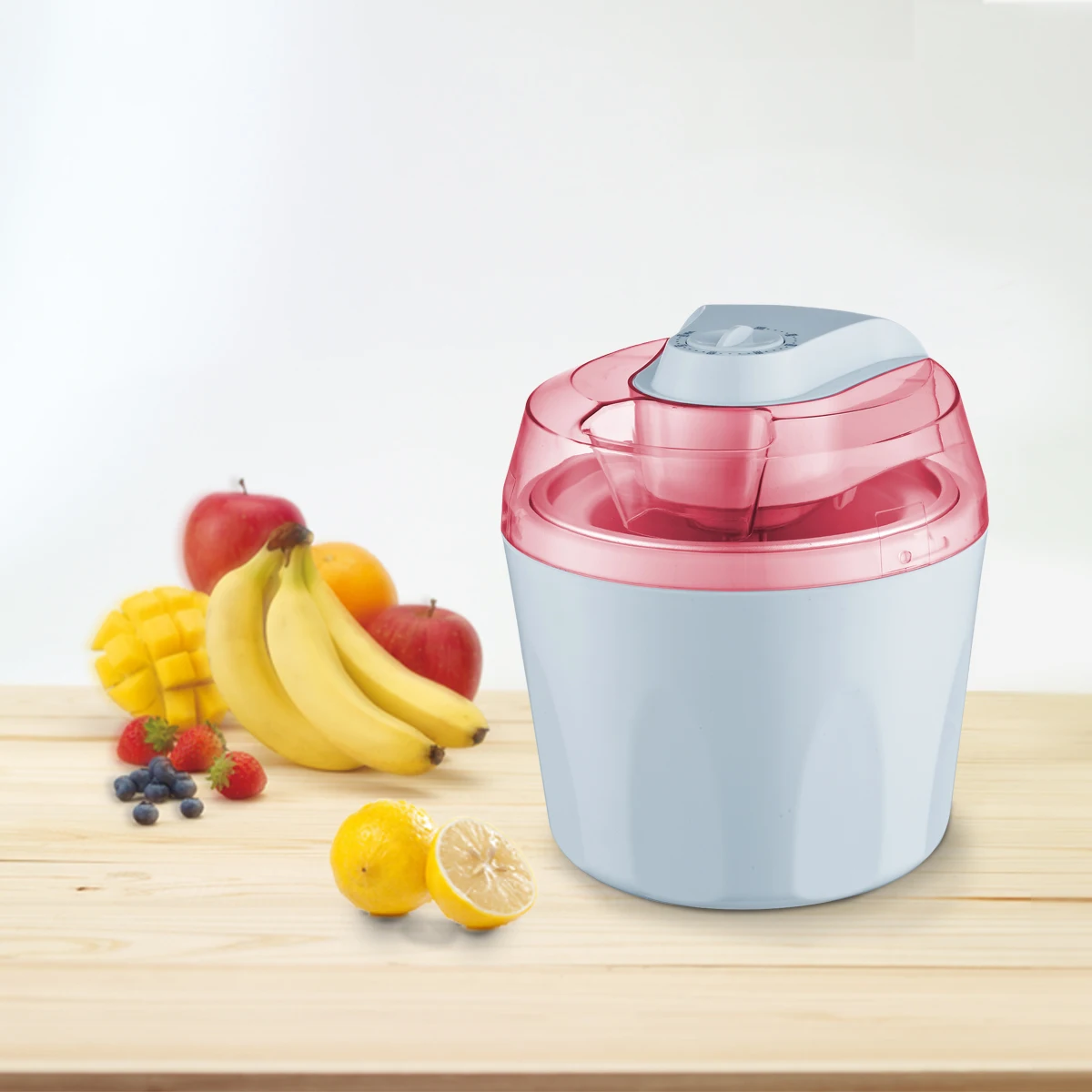 High Quality 1.5l Portable Home Use Fruit Ice Cream Maker Machine