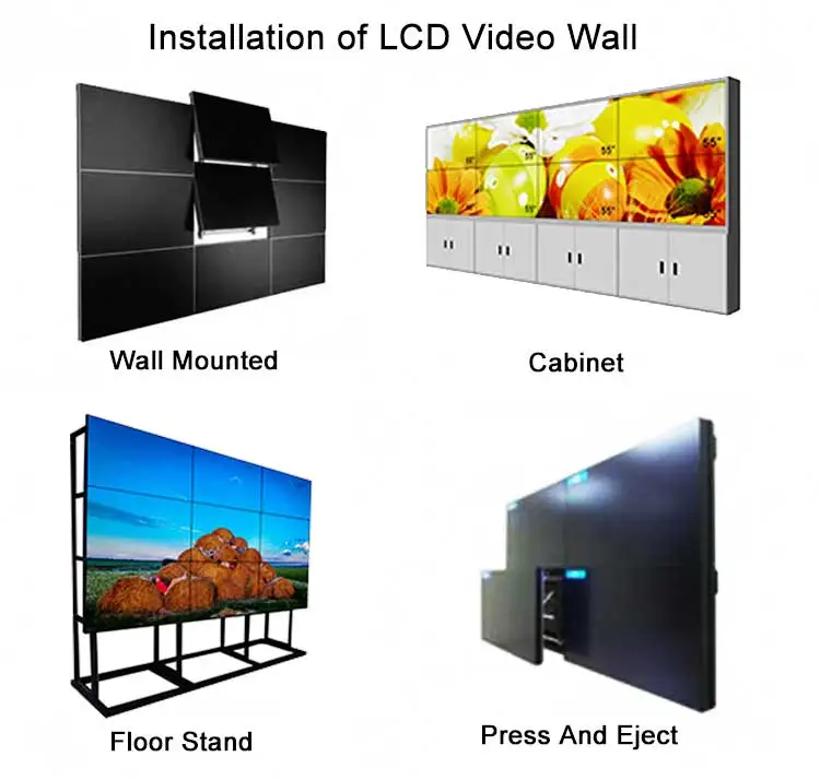 did video wall panel 4k dp video wall