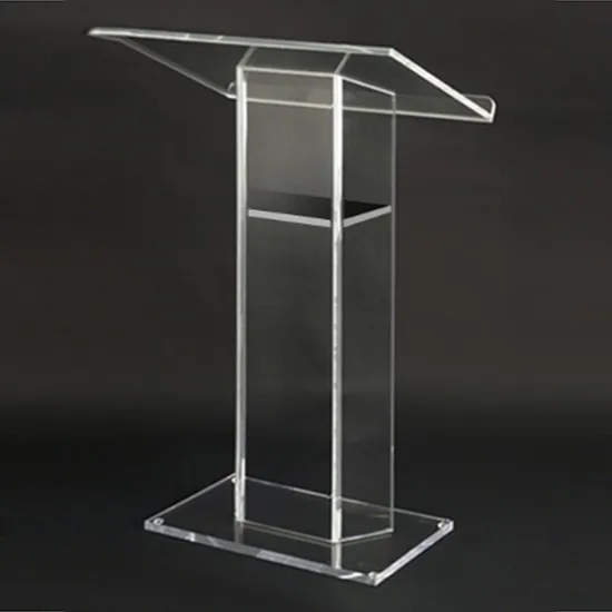 Custom Made Lucite Plexiglass Church Pulpit,Transparent Modern Design ...