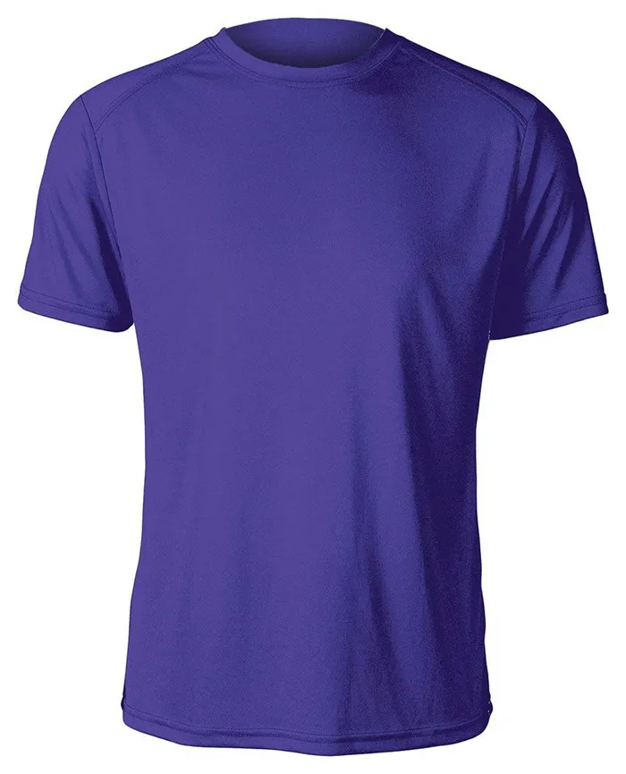 Wholesale Microfiber Polyester T Shirt 30+ Upf Protection Performance T ...