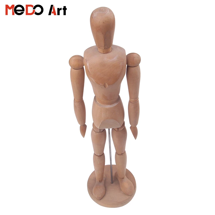 wooden jointed mannequin