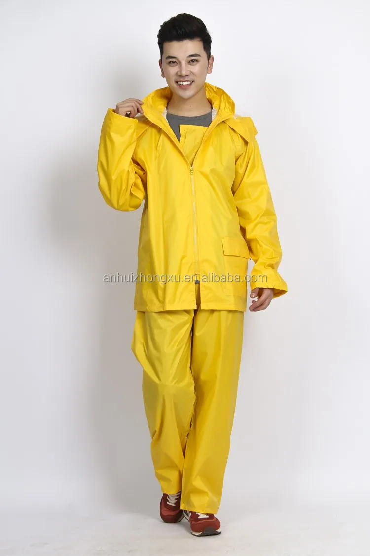 High Quality Yellow Raincoat Waterproof 