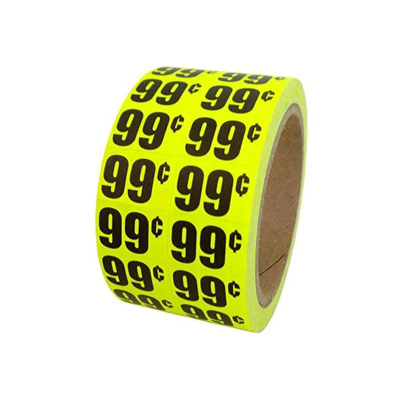 Hot Sale Customized Price Stickers For Retail Buy Price Tag Sticker