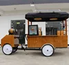 street vending trike cart for popcorn coffee ice cream bread food selling with solar panel