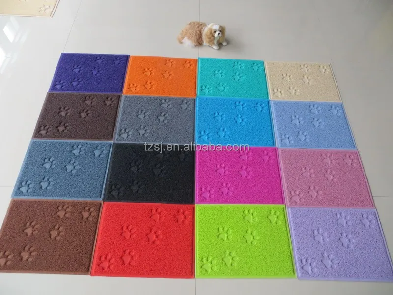 Taizhou Factory Produced Pvc Eco Friendly Cat Litter Catcher Mat
