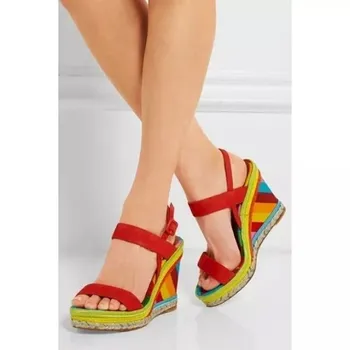 rainbow ladies sandals