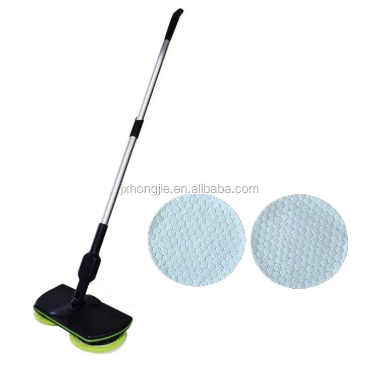 Disposable Nonwoven Mop Pad Round Shape Steam Mop Refill Sweeper Floor