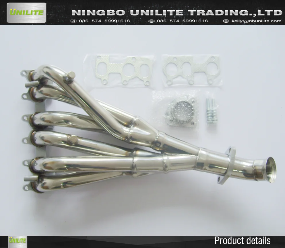 Stainless Steel Exhaust Racing Header For 9905 Vw Golf Gti Jetta Vr6 2