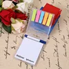 Plastic sticky note with calendar/sticky note cube/note pad with pen